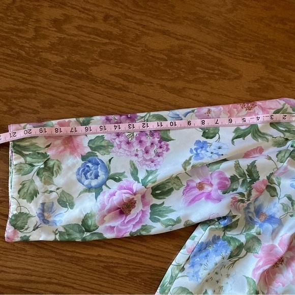 Vintage Brownstone Studio New York Robe Size Medium Floral - Picture 8 of 10